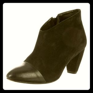 Black Loeffler Randall round-toe ankle boots